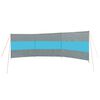 Bo-Camp Paravento Brendan 500x140 cm Grigio e Blu