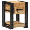 vidaXL Armadio da Notte 30 x 30 x 40 cm Legno di mango massello
