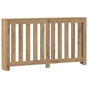vidaXL Copertura Termosifone Rovere Artigianale 149x20x82cm in Legno