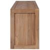 vidaXL Mobile Porta TV in Teak con Finitura Naturale 120x30x40cm