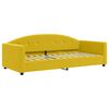 vidaXL Divano Letto con Letto Estraibile Giallo 90x200 cm in Velluto