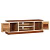vidaXL Mobile TV Legno Massello di Acacia e Mango 120x30x40 cm
