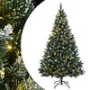 vidaXL Albero di Natale Artificiale con 300 LED 210 cm