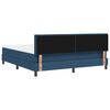 vidaXL Letto a molle con materasso Blu 180 x 200 cm Tessuto