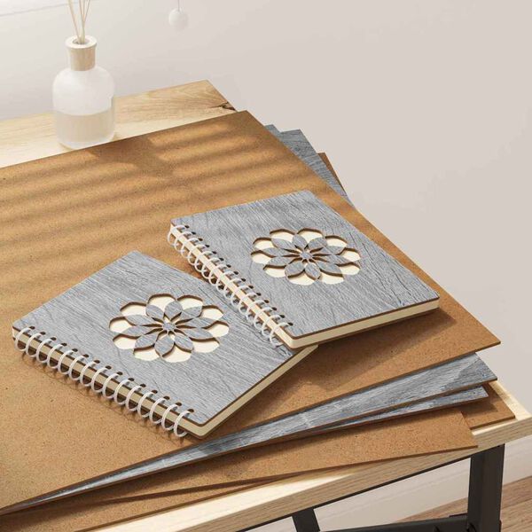 vidaXL Pannelli decorativi 50 pcs Grigio Sonoma 40 x 60 x 0.27 cm