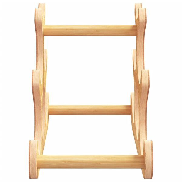 vidaXL Portabottiglie di Vino per 6 Bottiglie 35x18x25,5 cm in Bamb&ugrave;