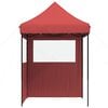 vidaXL Tenda Party Borgogna 200 x 200 x 306 cm Tessuto Oxford