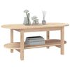 vidaXL Tavolino da Salotto 110x55x45 cm Legno Massello di Pino