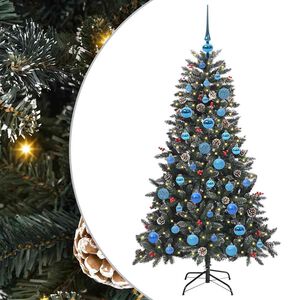vidaXL Albero di Natale artificiale con 150 LED Verde 150 cm