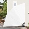 vidaXL Schermo di Privacy per Balcone Bianco 210 x 210 cm Tessuto
