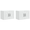 vidaXL Pannello lavastoviglie Kalmar 2 pcs Bianco 60 x 31 x 40 cm