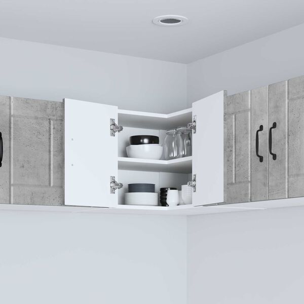 vidaXL Mobile da cucina Grigio cemento 57 x 57 x 40 cm