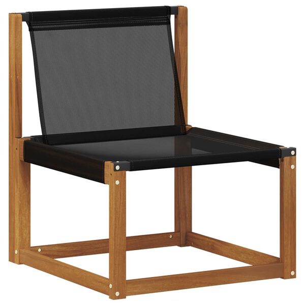 vidaXL Set di divani da esterno con cuscino 8 pcs Naturale e Nero