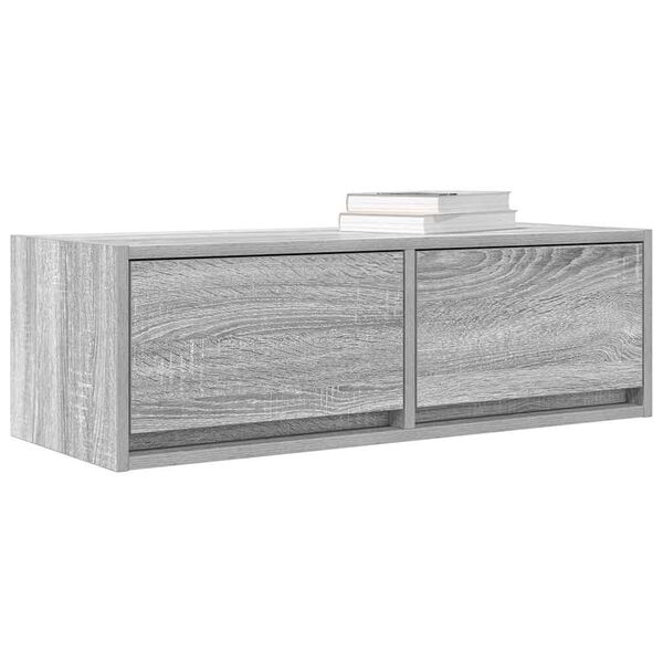 vidaXL Mobili TV 2pz Grigio Sonoma 80x31x25,5 cm Legno Multistrato