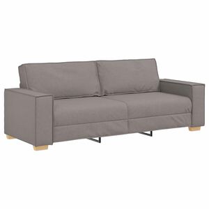 vidaXL Divano a 3 posti tortora 180 cm in tessuto