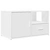 vidaXL Mobile Angolare Bianco 200x40x45 cm in Truciolato
