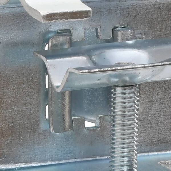 vidaXL Morsetti per Ombrelloni da Balcone 2pz 32 mm in Acciaio Zincato