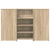vidaXL Banco Reception Rovere Sonoma 155x50x103,5 cm Legno Multistrato