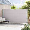 vidaXL Tenda Laterale Retrattile per Patio 220x600 cm Grigia