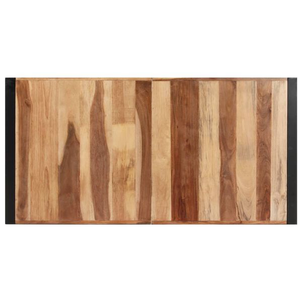vidaXL Tavolo da Pranzo 140x70x75 cm in Legno Massello