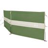 vidaXL Frangivento da Campeggio Verde 344x120 cm Impermeabile