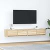 vidaXL Mobili TV 2 pz Rovere Sonoma 80x31x25,5 cm in Legno Multistrato
