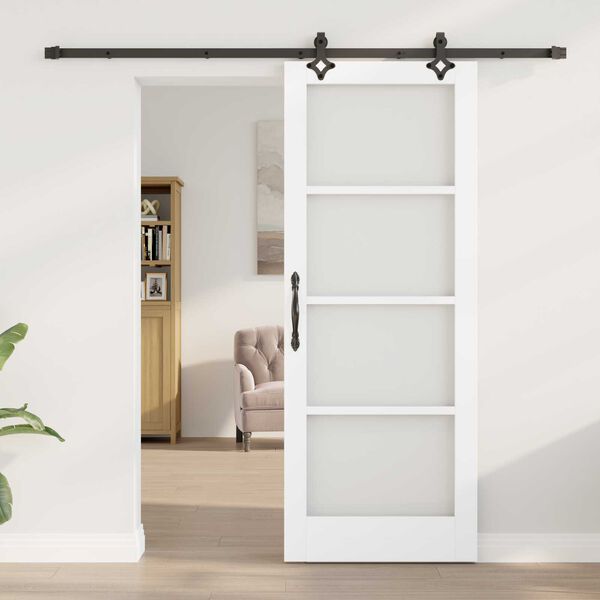 vidaXL Porta scorrevole Bianco 78 x 202 cm