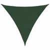 vidaXL Vela Parasole 160 g/m&sup2; Verde Scuro 3x3x3 m in HDPE