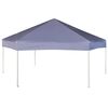vidaXL Gazebo Esagonale Pop-Up con 6 Pareti Blu Scuro 3,6x3,1 m