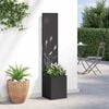 vidaXL Schermo per privacy in giardino Traforo Nero 32 x 150 cm