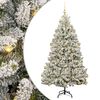 vidaXL Albero di Natale artificiale 210 cm 300 LED Bianco caldo