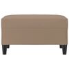 vidaXL Poggiapiedi Cappuccino 70x55x41 cm in Similpelle