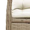 vidaXL Set da Pranzo da Giardino 3 pz con Cuscini Beige in Polyrattan