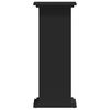 vidaXL Supporto per Piante Nero 33x33x80 cm in Truciolato