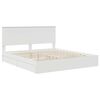 vidaXL Letto con Contenitore Bianco 180 x 200 cm Legno multistrato
