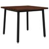 vidaXL Tavolo da pranzo quadrato 90 x 90 x 75 cm