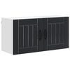 vidaXL Armadietto a muro LUCCA Nero 80 x 31 x 40 cm