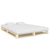 vidaXL Giroletto in Pallet di Legno Massello di Pino 200x200 cm