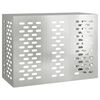 vidaXL Copertura per condizionatore d'aria Argento 110 x 50 x 80 cm