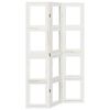 vidaXL Divisorio Ambienti 3Pannelli Bianco Legno Massello di Paulownia