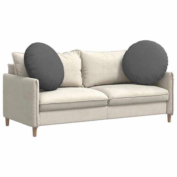 vidaXL Cuscini per Seduta 2 pcs Grigio scuro Ø80 x 29 cm Tessuto