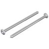 vidaXL Vite 2 pz Argento M6 x 100 mm Acciaio