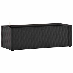 vidaXL Letto Rialzato Giardino con Irrigazione Antracite 100x43x33 cm