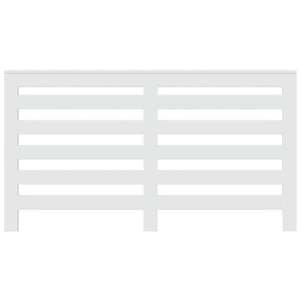 vidaXL Copertura Termosifone Bianca 149x20x82 cm Legno Multistrato