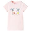 vidaXL Maglietta da Bambina Rosa Tenue 92