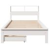 vidaXL Letto Libreria senza Materasso Bianca 90x200 cm Legno di Pino