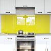vidaXL Rivestimento da Cucina 2 pcs Giallo 80 x 60 cm vetro temperato