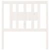vidaXL Testiera per Letto Bianca 96x4x100 cm in Legno Massello di Pino