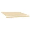 vidaXL Tessuto di Ricambio per Tenda da Sole Crema 500x300 cm Poliestere