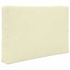 vidaXL Cuscino per divano da esterno 3 pcs Crema Poliestere